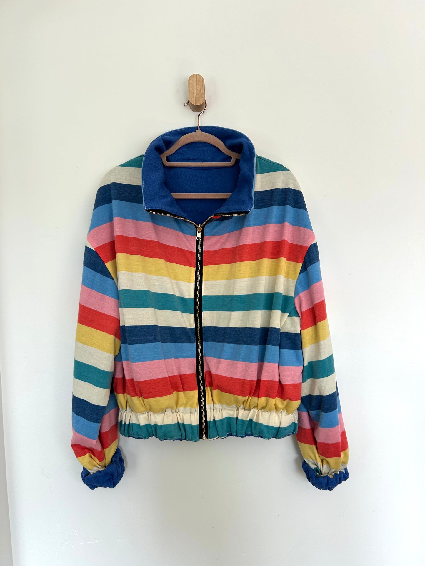 Rainbow Stripe Reversible Jacket