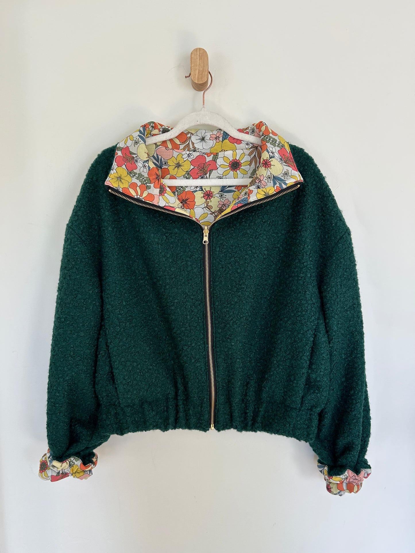 Spring Flowers Reversible Jacket