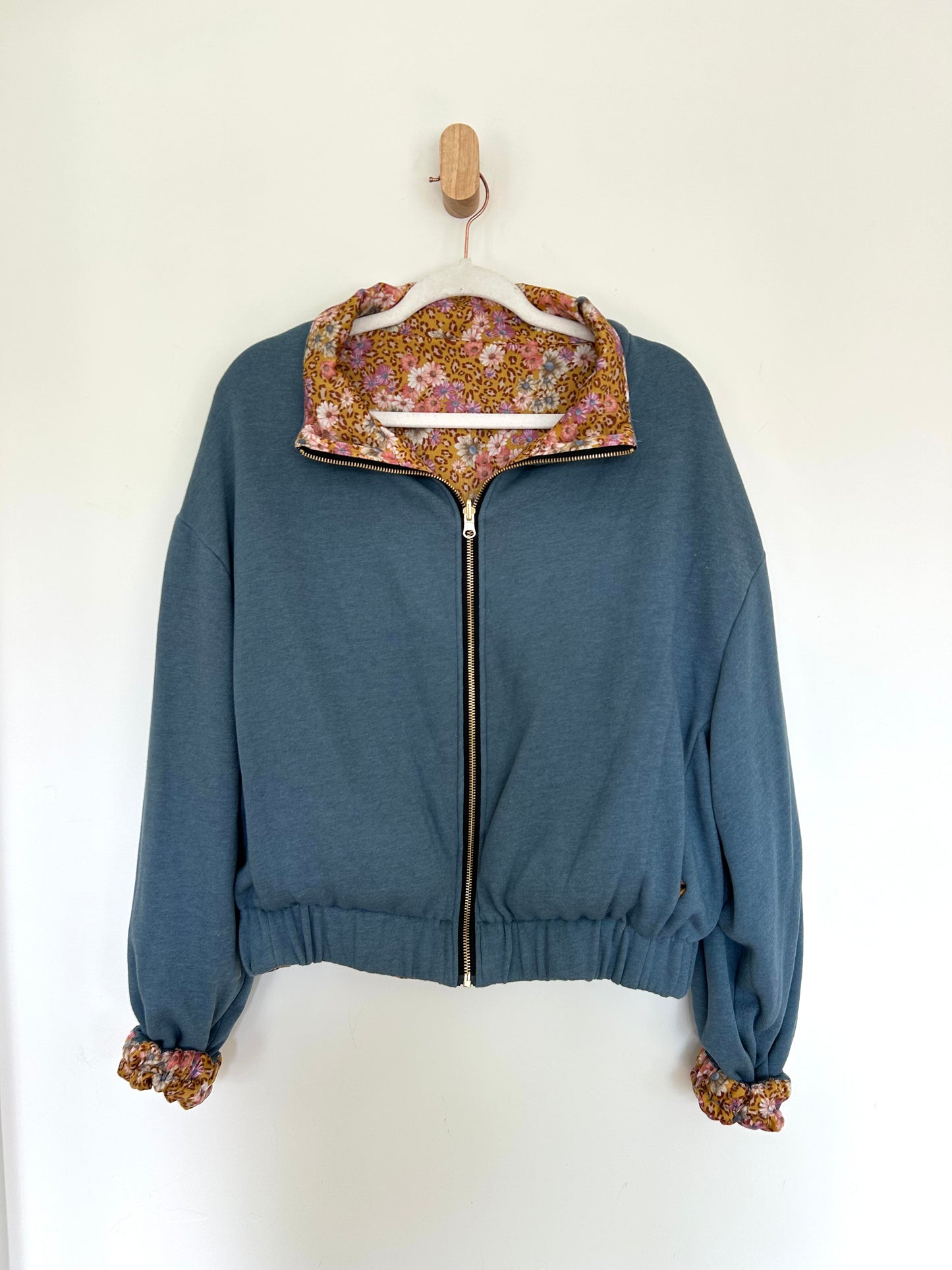 Floral Leopard Reversible Jacket