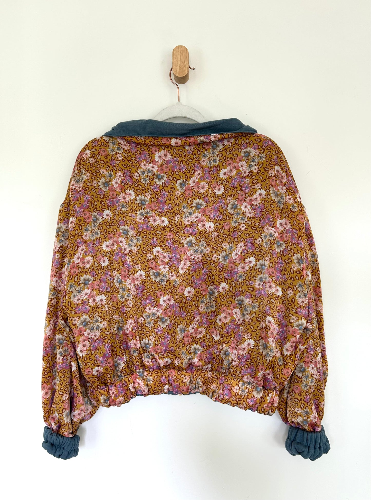 Floral Leopard Reversible Jacket