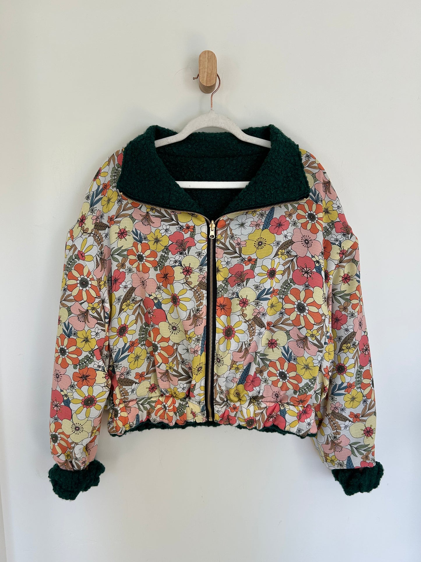 Spring Flowers Reversible Jacket