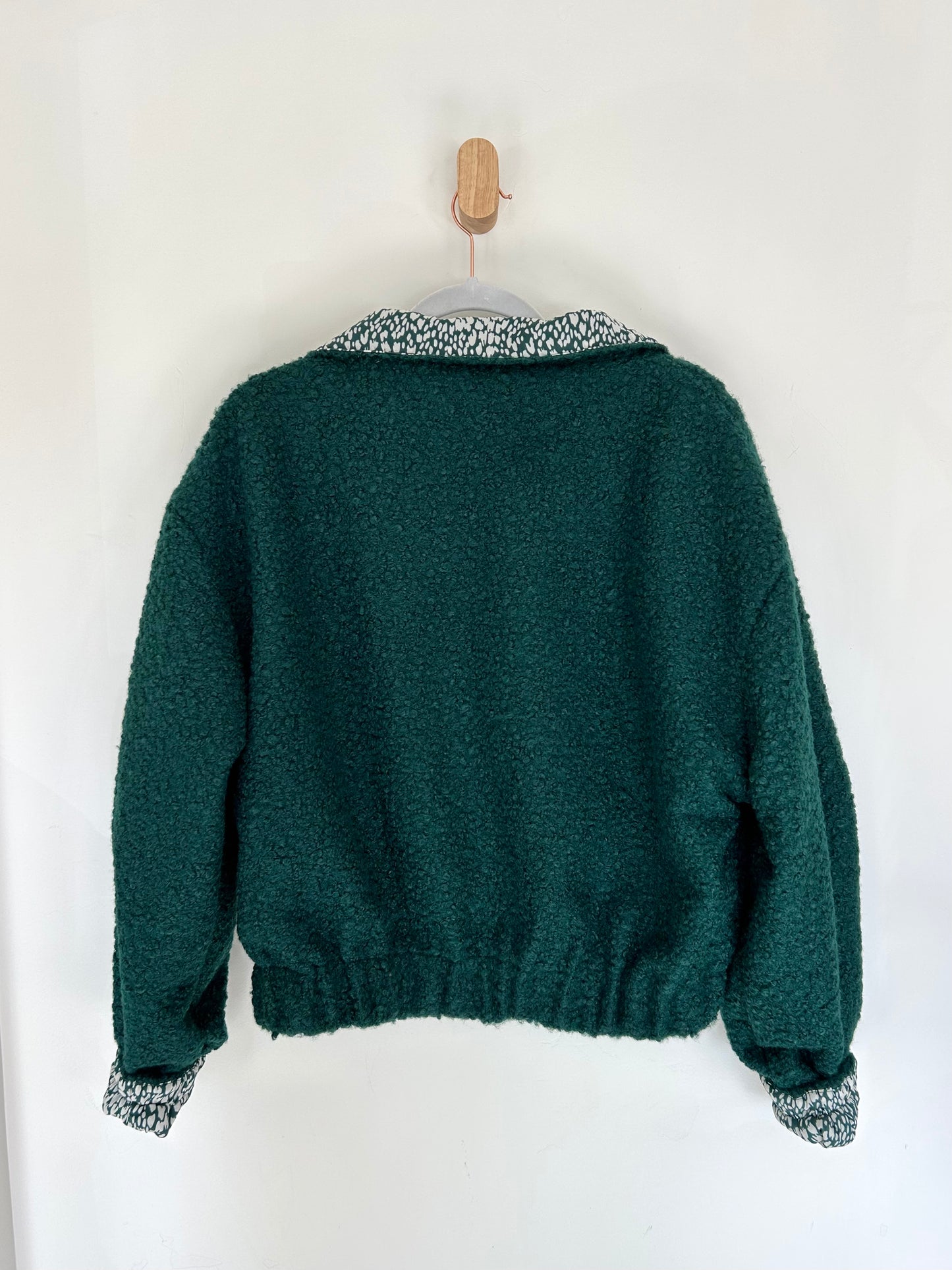 Emerald Teardrop Reversible Jacket