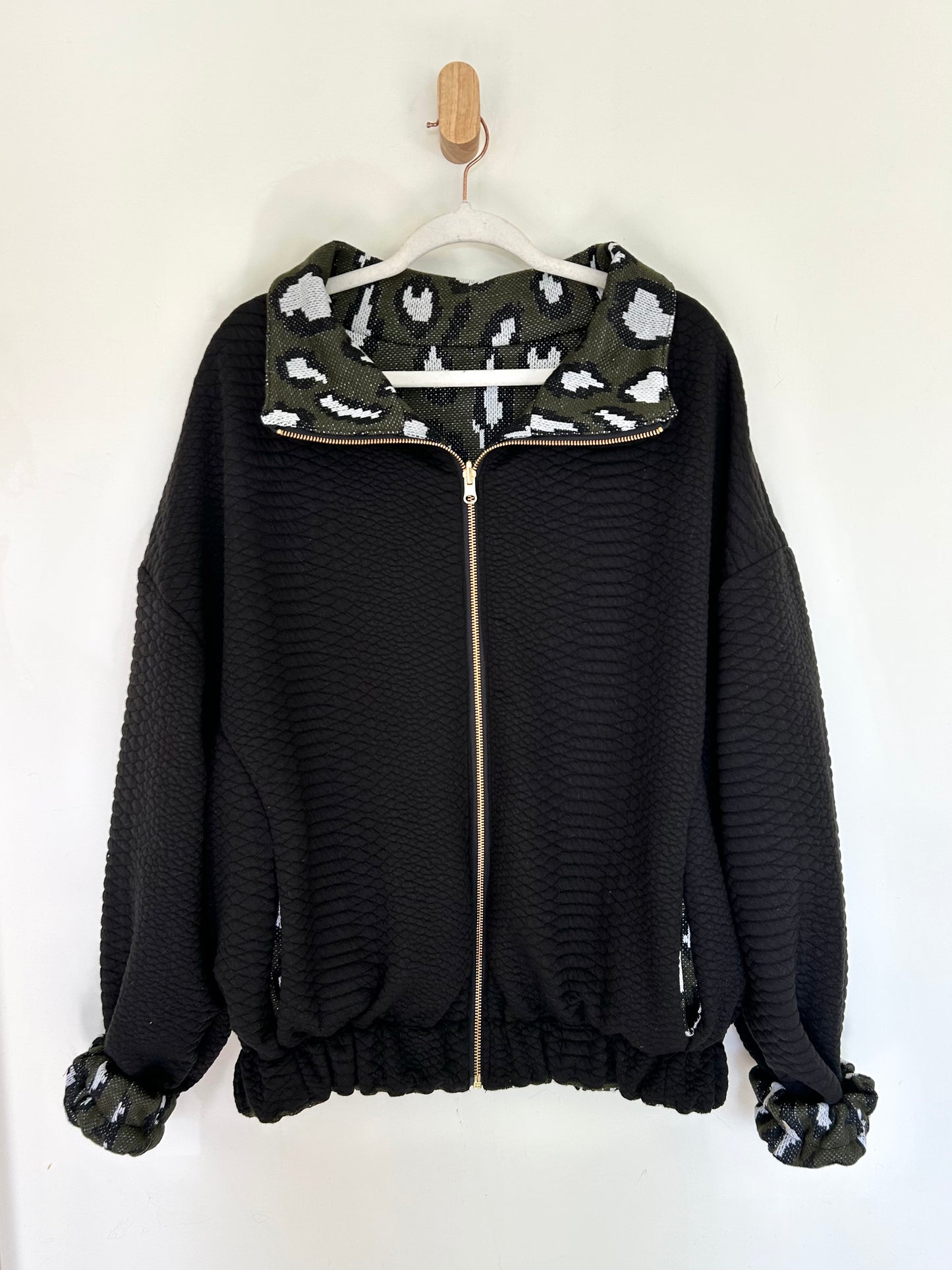 Army Leopard Reversible Jacket