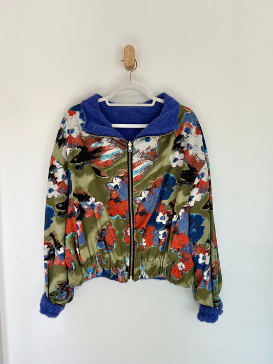 Contemporary Silk Reversible Jacket