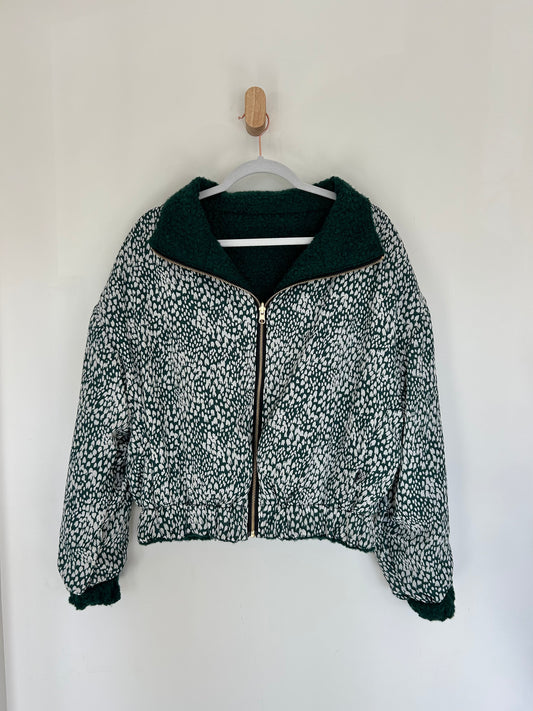 Emerald Teardrop Reversible Jacket