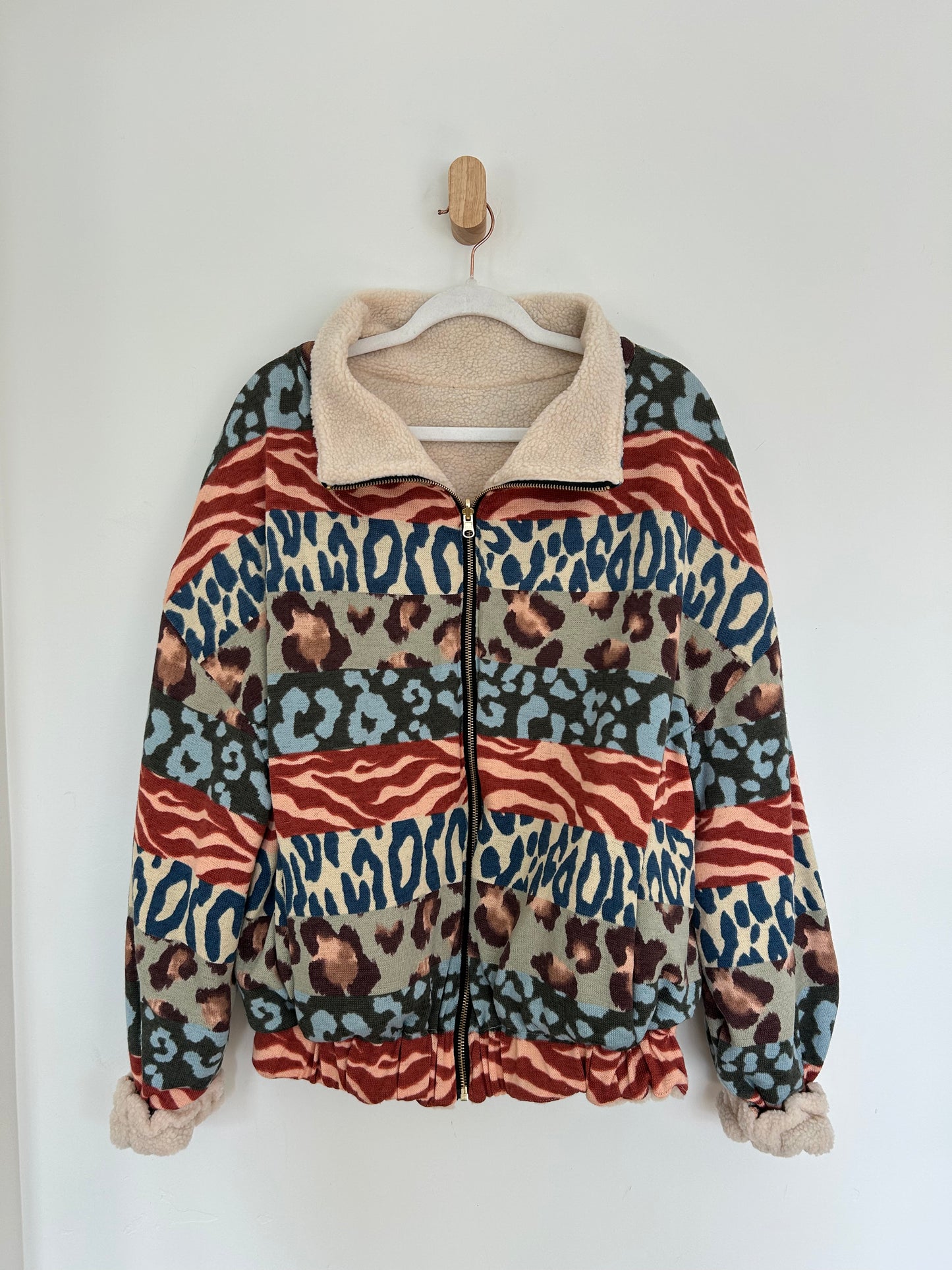 Multi Animal Print Reversible Jacket