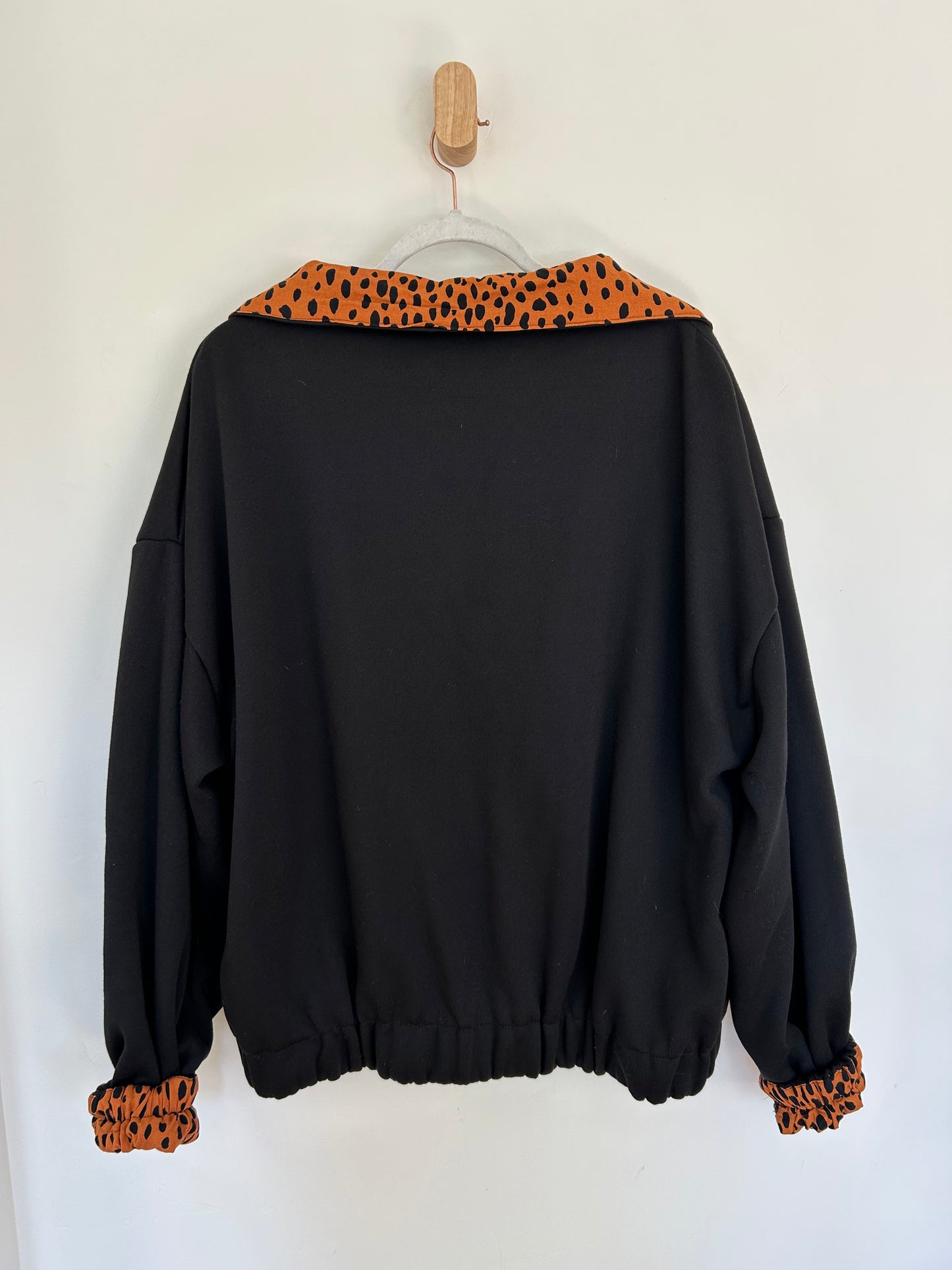 Orange Cheetah Reversible Jacket