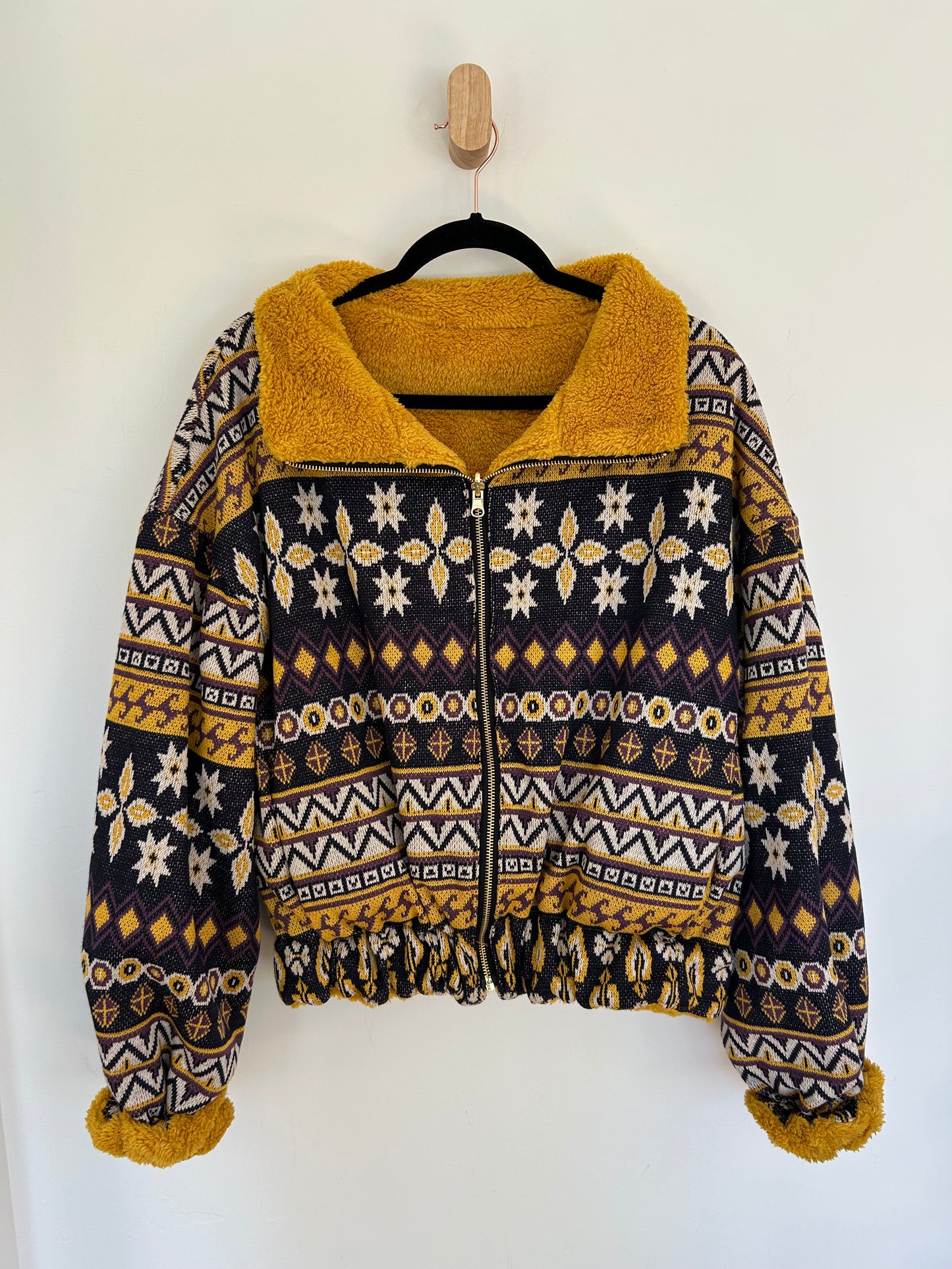 Mustard Holiday Reversible Jacket