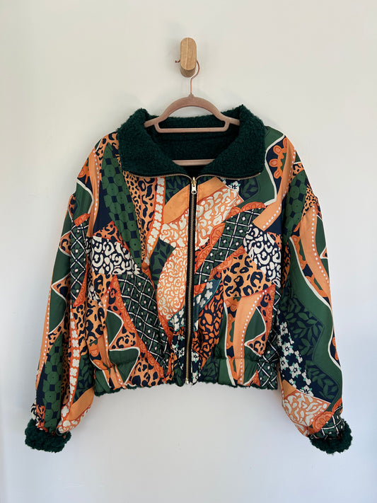 Maximalist Green Reversible Jacket