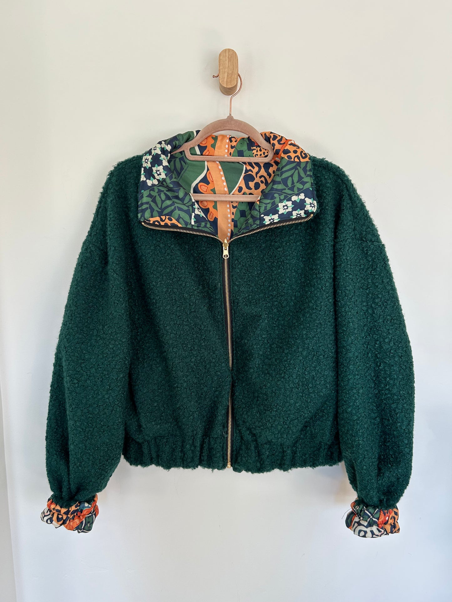 Maximalist Green Reversible Jacket