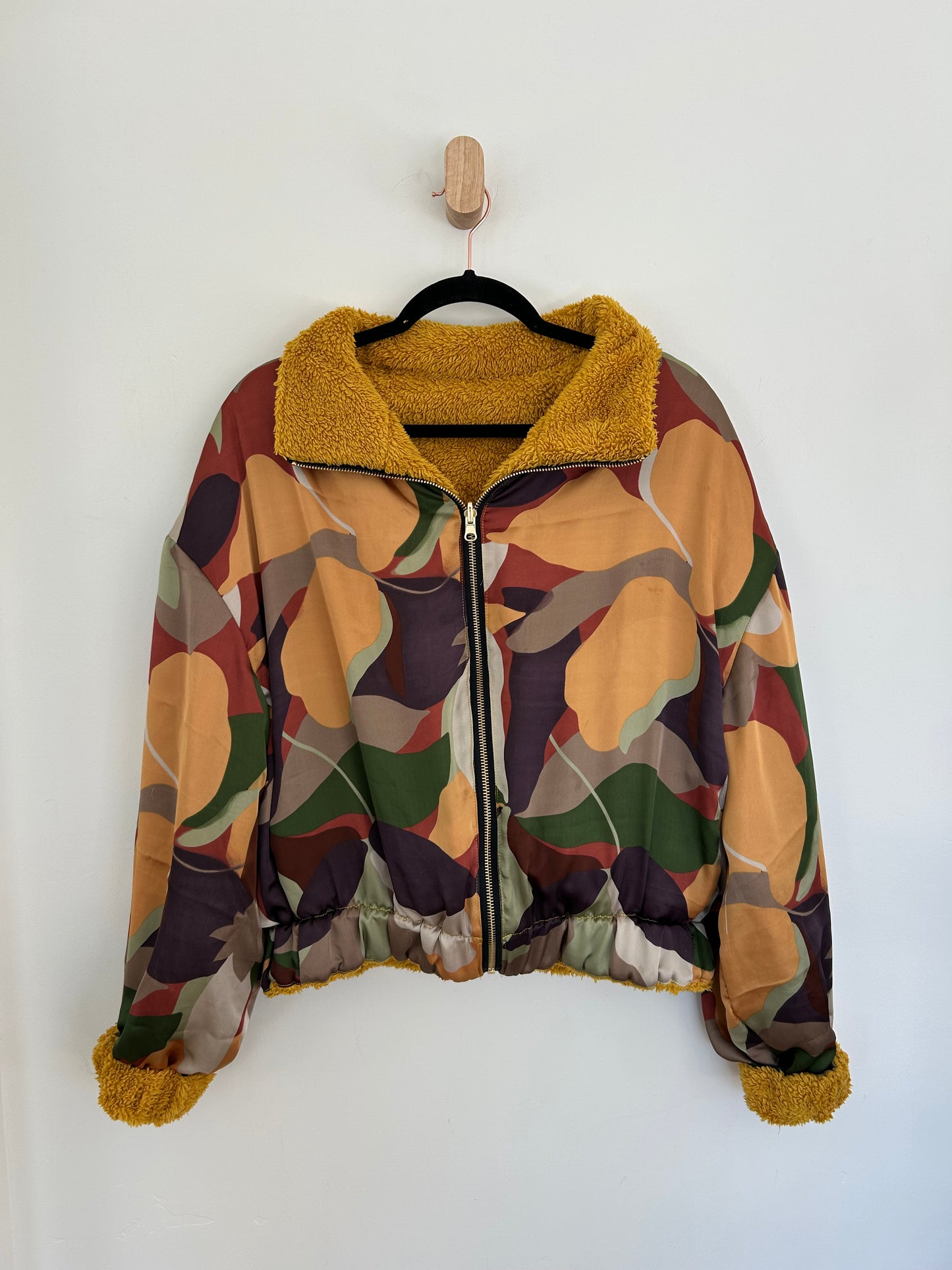 Moody Mustard Reversible Jacket