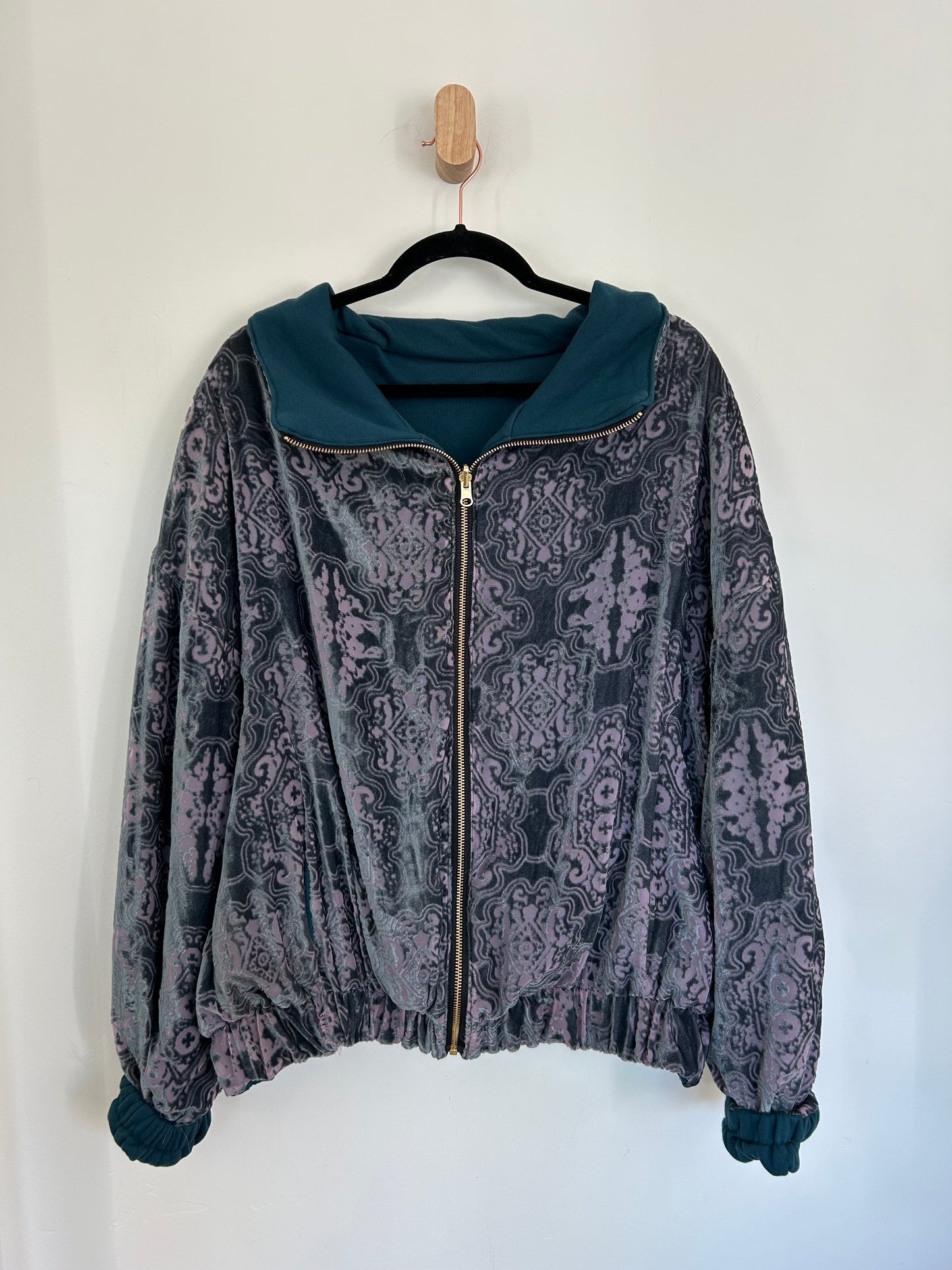 Blue Velvet Reversible Jacket