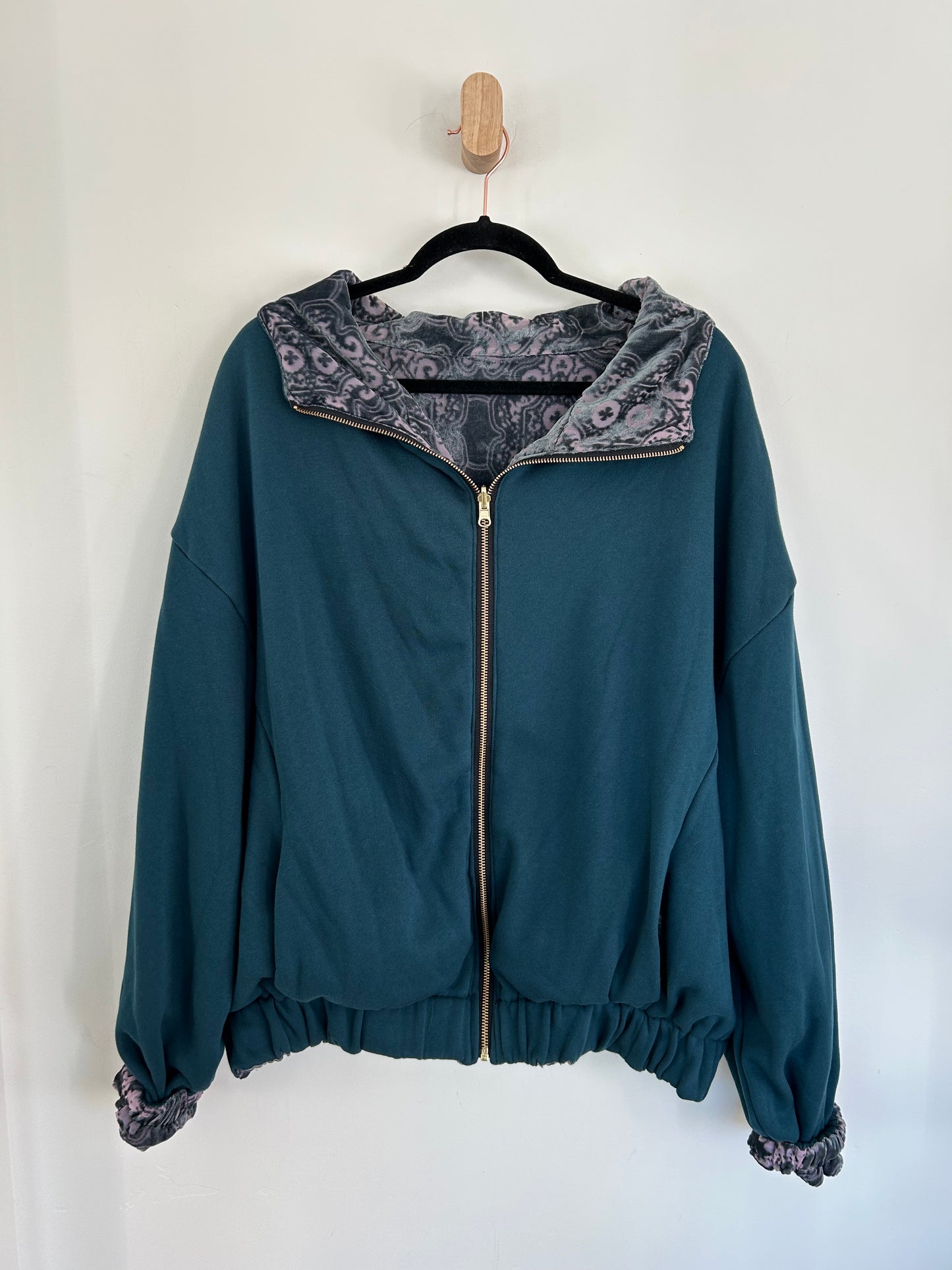 Blue Velvet Reversible Jacket