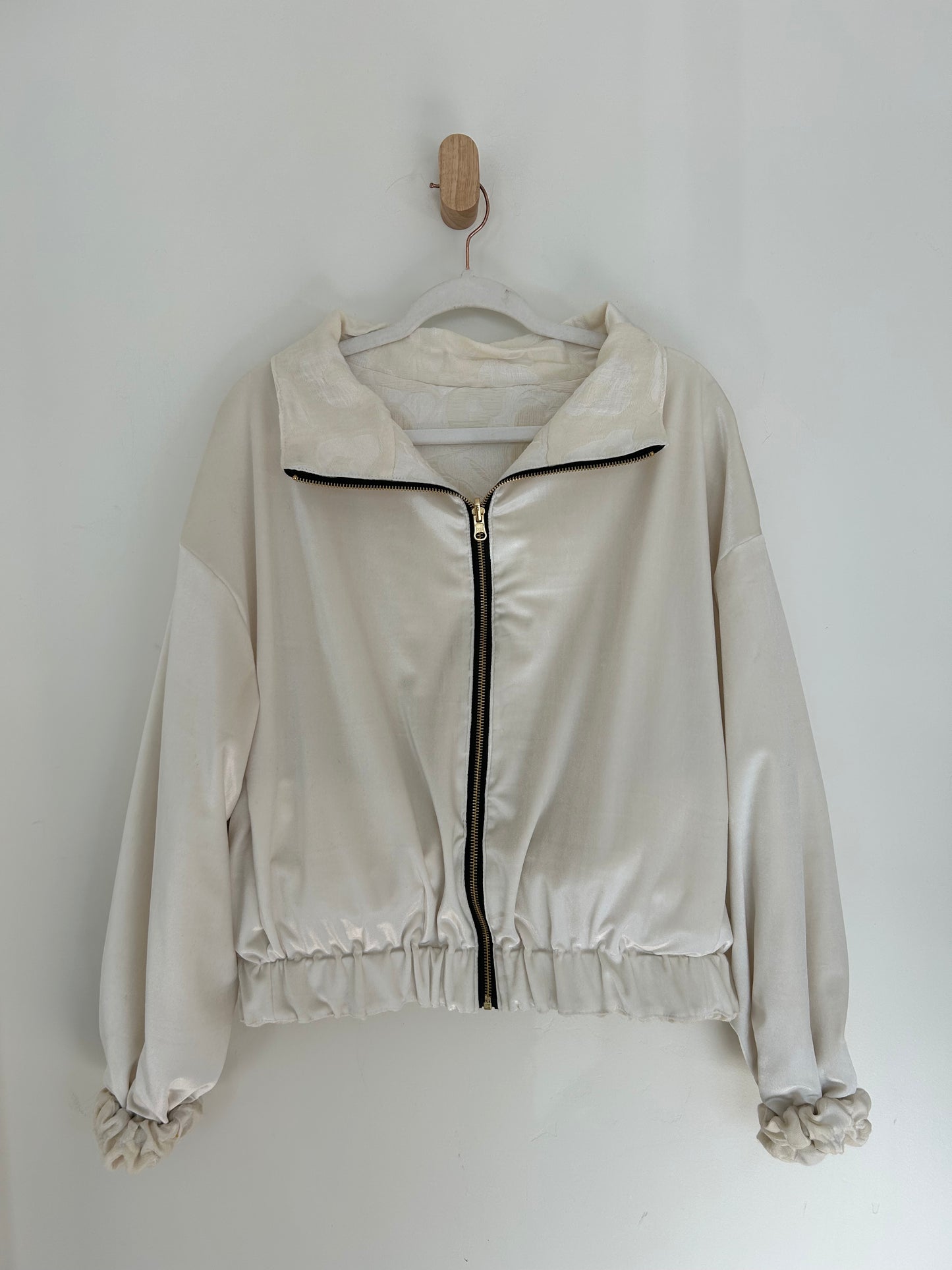 Bridal Ivory Reversible Jacket