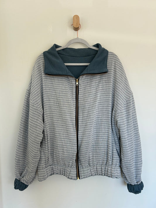 Pinstripe Reversible Jacket