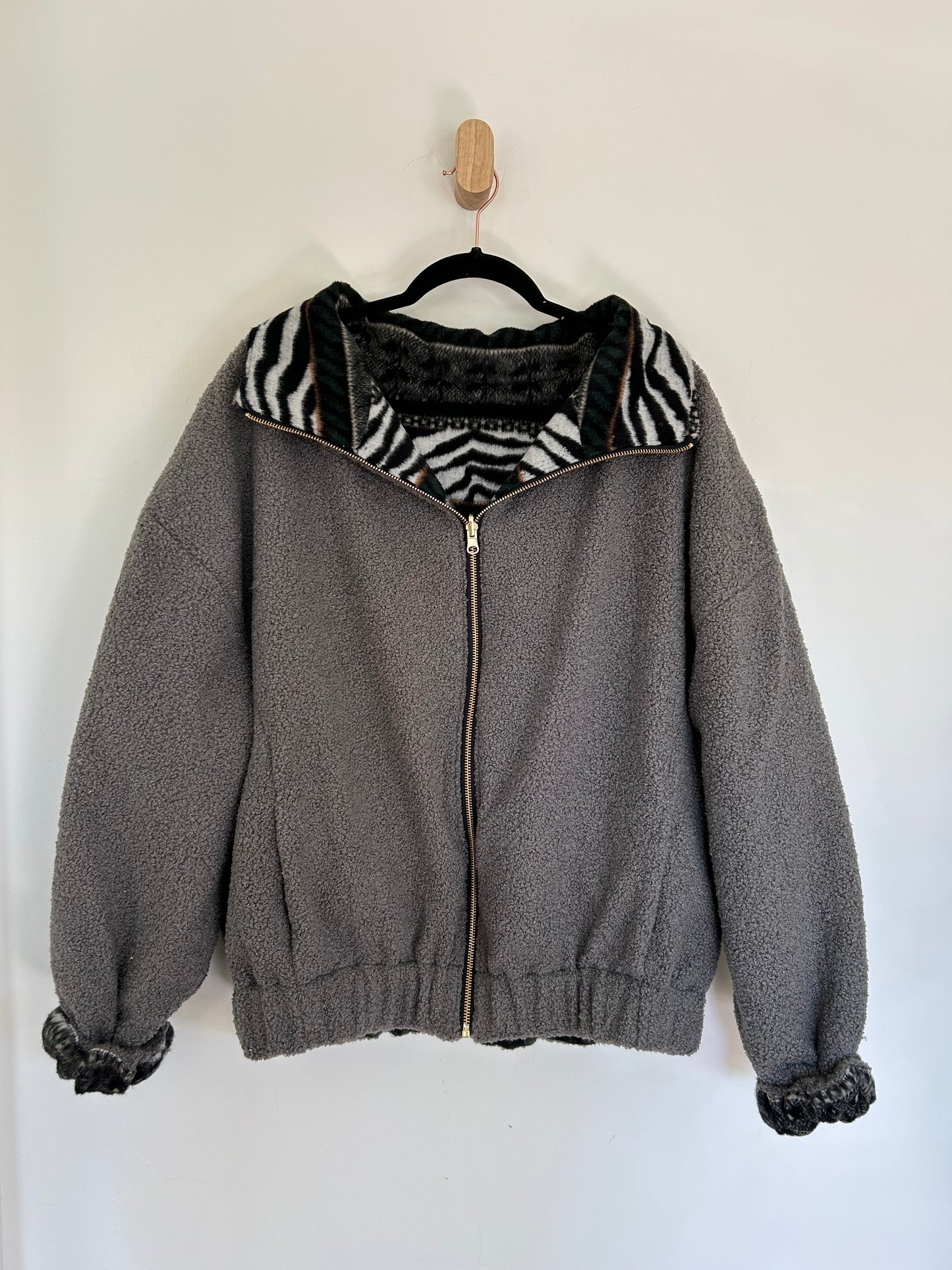 Zebra Cherries Reversible Jacket