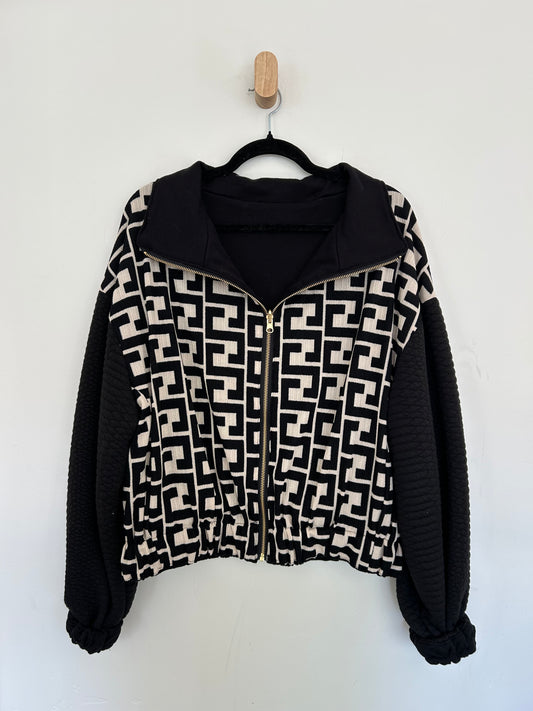 B&W Mix Reversible Jacket