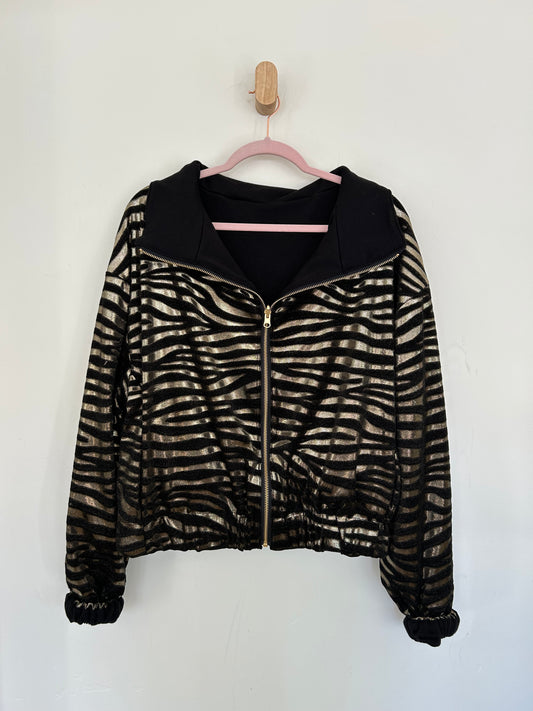 Golden Zebra Reversible Jacket