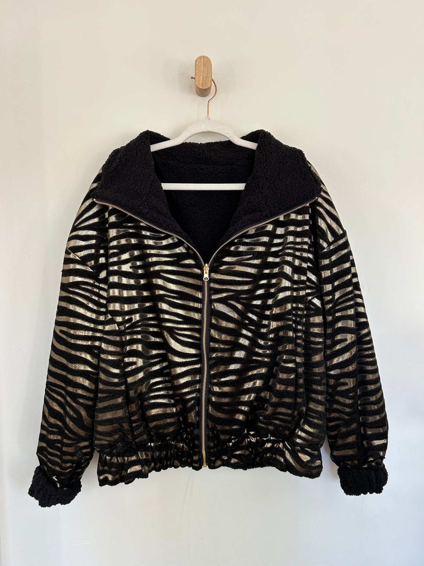 Golden Zebra Reversible Jacket