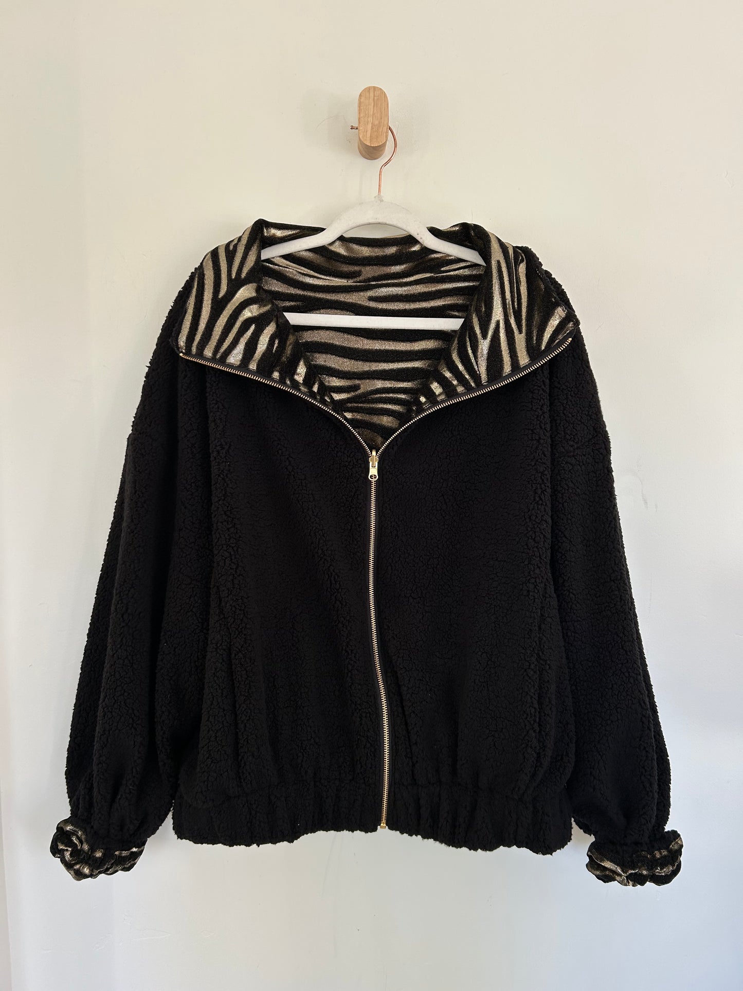 Golden Zebra Reversible Jacket